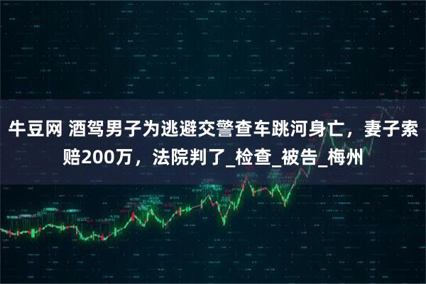 牛豆网 酒驾男子为逃避交警查车跳河身亡，妻子索赔200万，法院判了_检查_被告_梅州