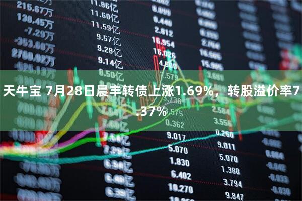 天牛宝 7月28日晨丰转债上涨1.69%，转股溢价率7.37%